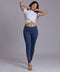Mid Waist Blue Jean